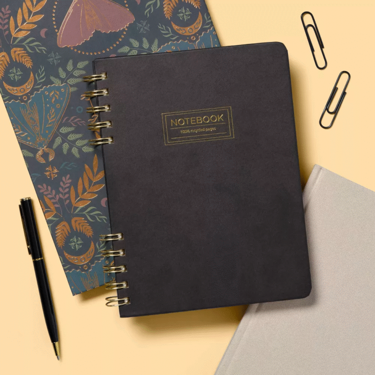 Spiral Black Notebook 1