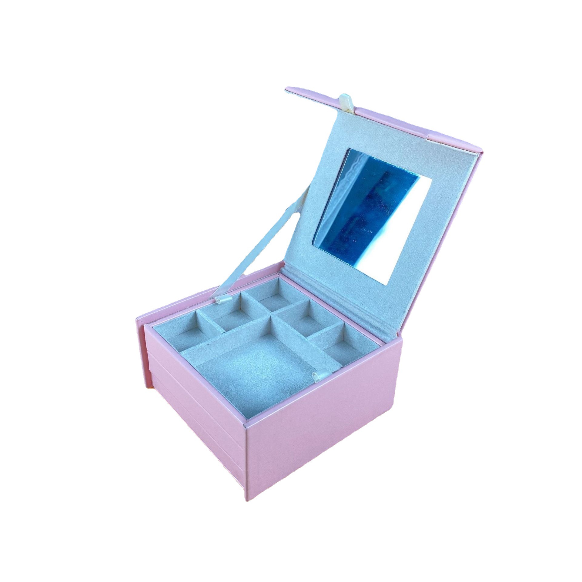 pink velvet jewelry box