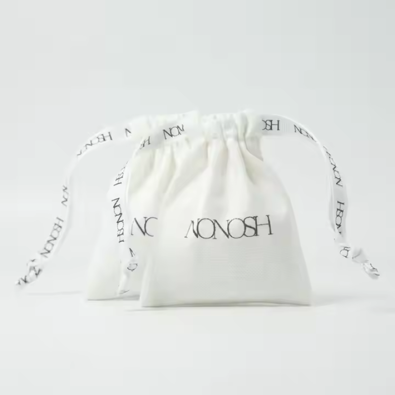Linen Drawstring Jewelry Bag