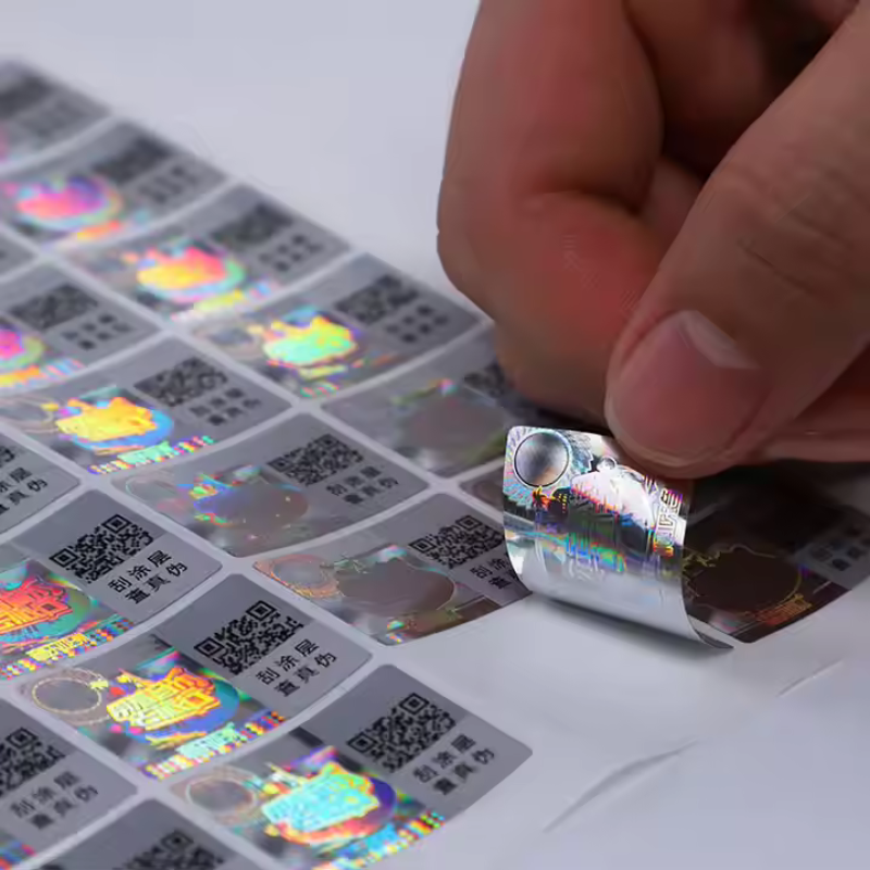 Seal Sticker Void Hologram Label security Sticker Label Roll Holographic Security Labels2