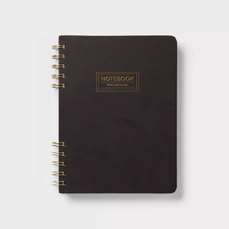 Spiral Black Notebook