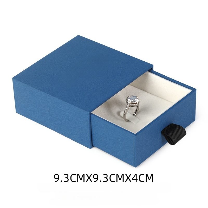 Blue Drawer Ring Box